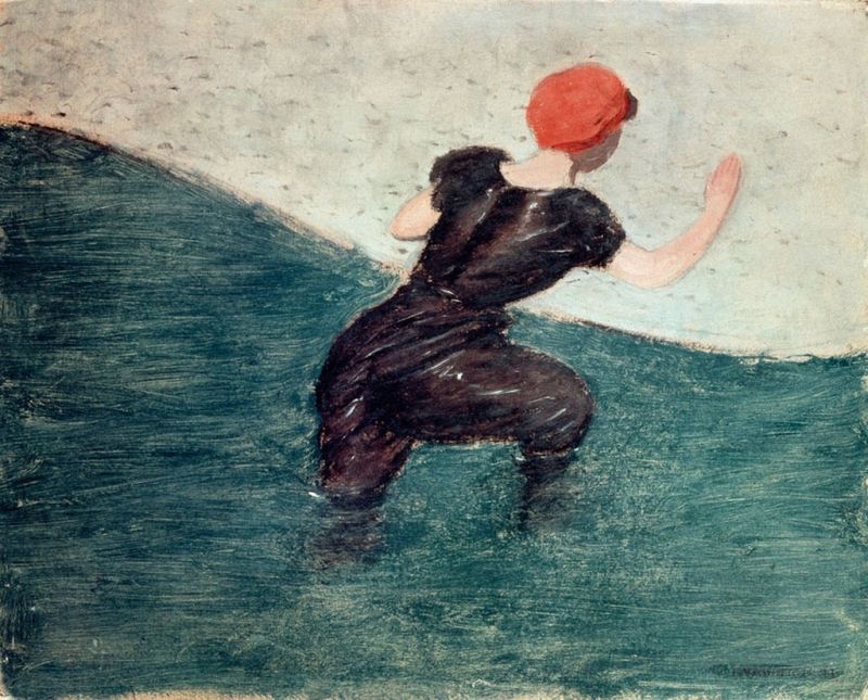 Badende, 1899 | Félix Vallotton | Giclée Leinwand-Kunstdruck