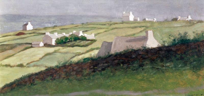 Landschaft der Bretagne, 1902 | Félix Vallotton | Giclée Leinwand-Kunstdruck