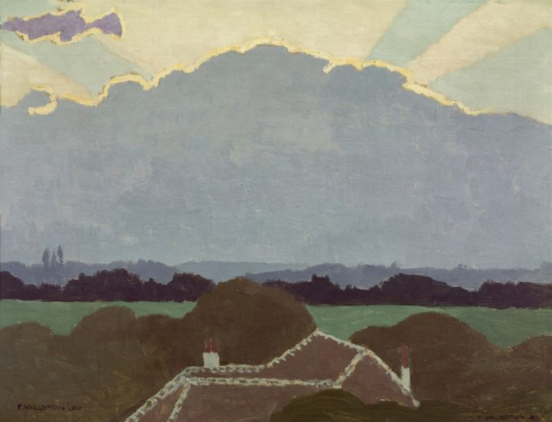 Die große Wolke, 1900 | Félix Vallotton | Giclée Leinwand-Kunstdruck