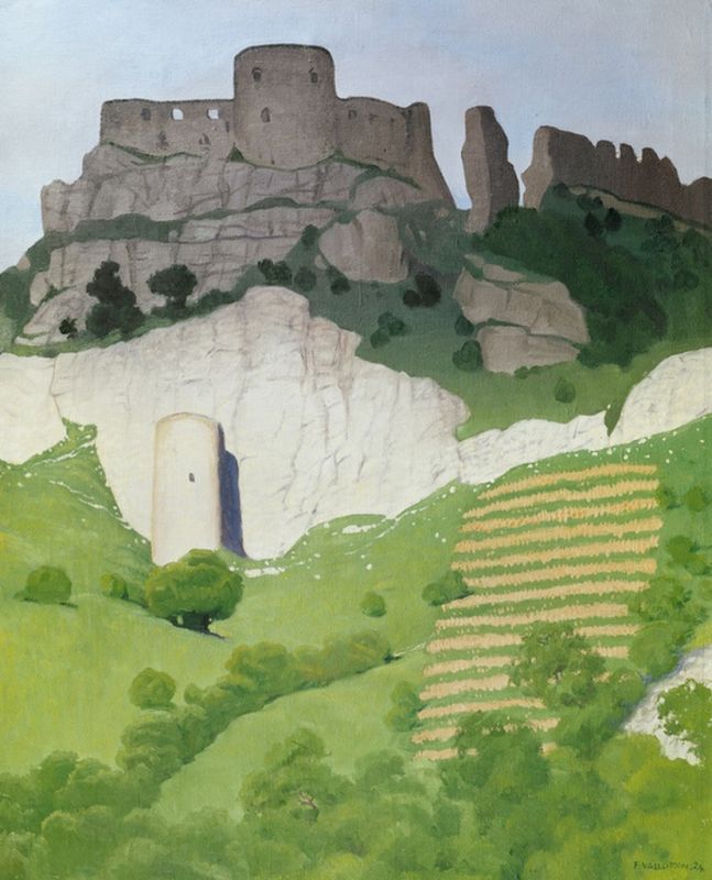Château Gaillard, 1924 | Félix Vallotton | Giclée Leinwand-Kunstdruck