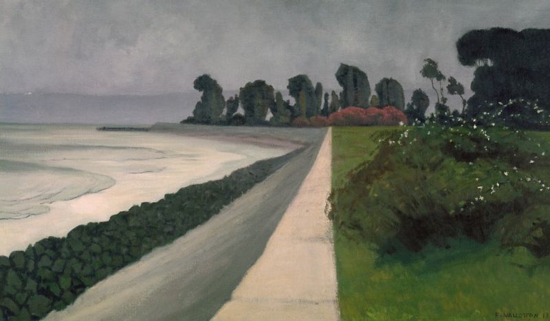 Das Meer bei Honfleur, 1915 | Félix Vallotton | Giclée Leinwand-Kunstdruck