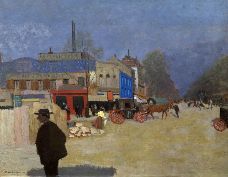 Place Clichy, 1901 | Félix Vallotton | Giclée Leinwand-Kunstdruck