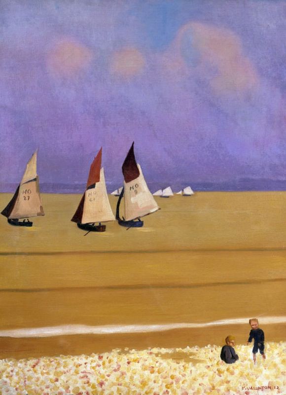 Die Boote, 1912 | Félix Vallotton | Giclée Leinwand-Kunstdruck