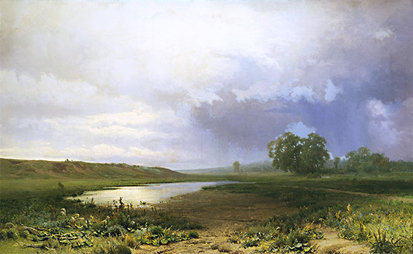 Feodor Vasilyev | Wet Meadow, 1872 | Giclée Canvas Print