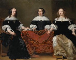 Portrait of the Three Regentesses of the Leprozenhuis, Amsterdam, c.1668/71 | Ferdinand Bol