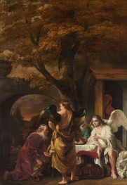 Abraham Entertaining the Three Angels, c.1660/63 | Ferdinand Bol