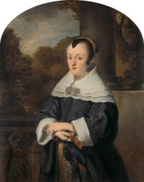 Porträt der Maria Rey, 1650 | Ferdinand Bol