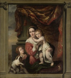 Caritas: Joanna de Geer mit ihren Kindern, c.1662/69 | Ferdinand Bol