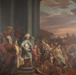 Salomon Empfängt Geschenke, c.1655/69 | Ferdinand Bol