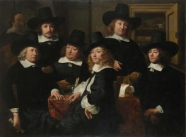 Six Regents and the Beadle of the Nieuwezijds Institute for the Outdoor Relief of the Poor, Amsterdam, 1657 | Ferdinand Bol
