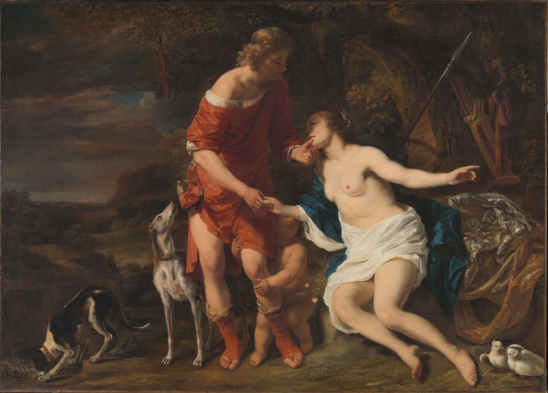 Venus and Adonis, 1658 | Ferdinand Bol | Giclée Canvas Print