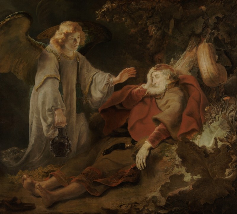 Angel Appearing to Elijah, 1642 | Ferdinand Bol | Giclée Canvas Print