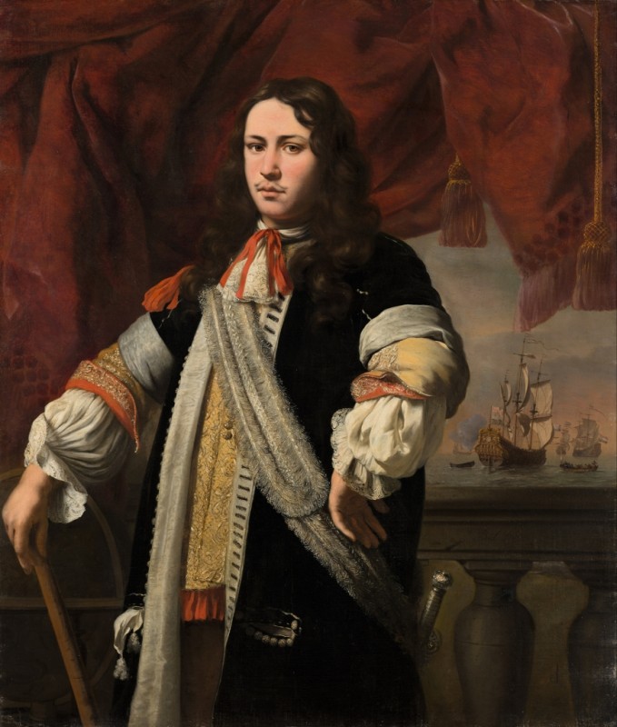 Porträt von Engel de Ruyter, 1669 | Ferdinand Bol | Giclée Leinwand-Kunstdruck
