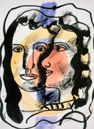 Two Faces, c.1940s/50s | Fernand Leger
