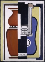 Still Life (Blue Guitar and Vase), 1926 | Fernand Léger