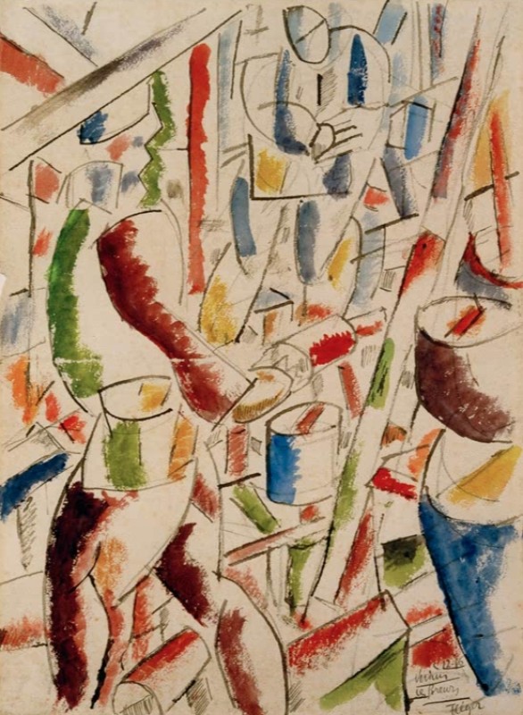 Soldiers Digging a Trench, 1916 | Fernand Leger | Giclée Paper Art Print