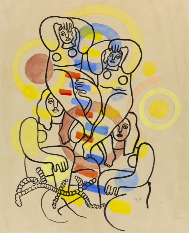 Acrobats, 1940 | Fernand Leger | Giclée Paper Art Print