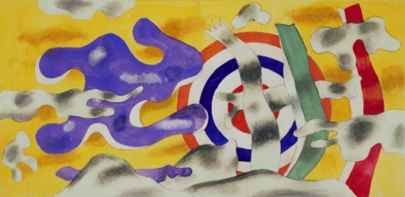 Decorative Project For A Popular Aviation Center, 1940 | Fernand Leger | Giclée Paper Art Print
