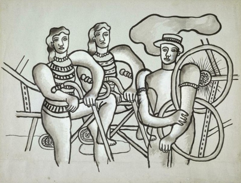 The Cyclists, 1948 | Fernand Leger | Giclée Paper Art Print