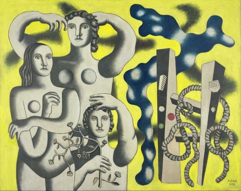 Composition with Three Figures, 1932 | Fernand Leger | Giclée Canvas Print