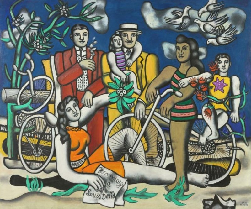 Leisure - Homage to Louis David, 1948-1949 | Fernand Leger | Giclée Canvas Print