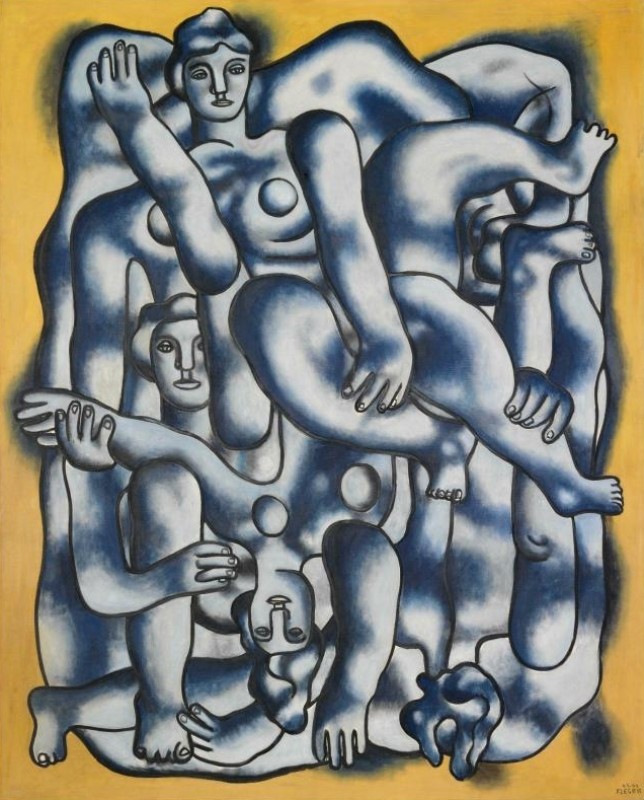 The Acrobats in Grey, 1942-1944 | Fernand Leger | Giclée Canvas Print