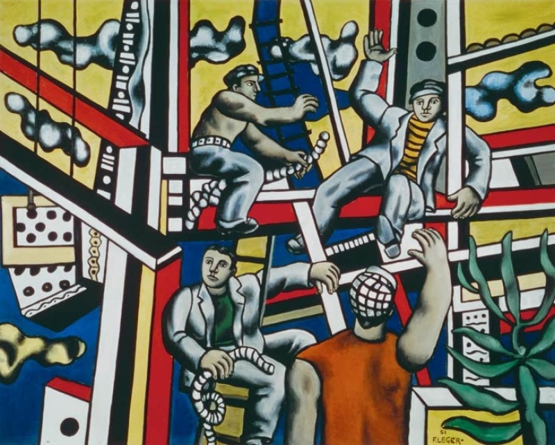 Construction Workers, 1951 | Fernand Leger | Giclée Canvas Print