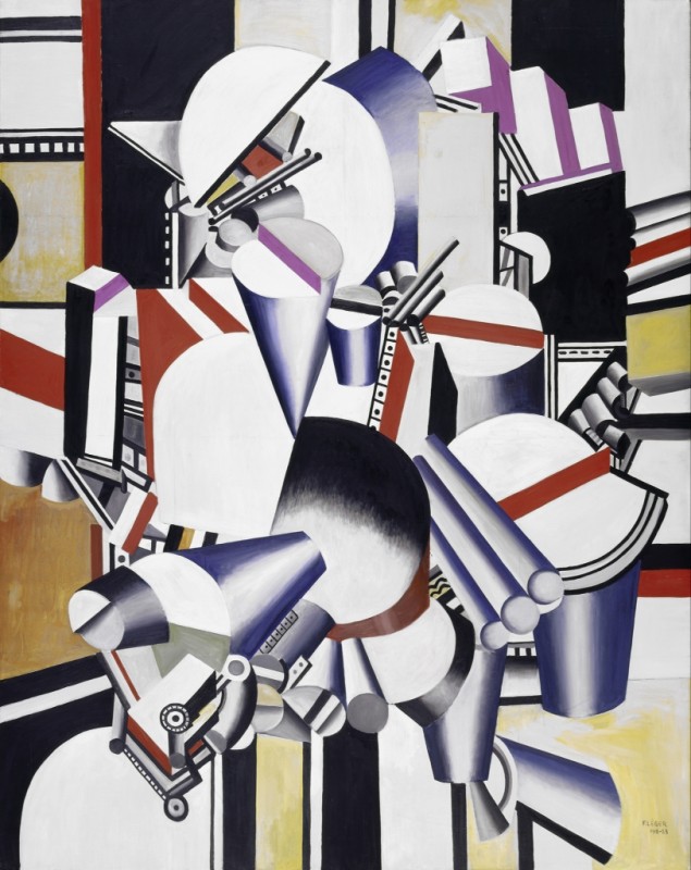 Mechanische Elemente, c.1918/23 | Fernand Leger | Giclée Leinwand-Kunstdruck