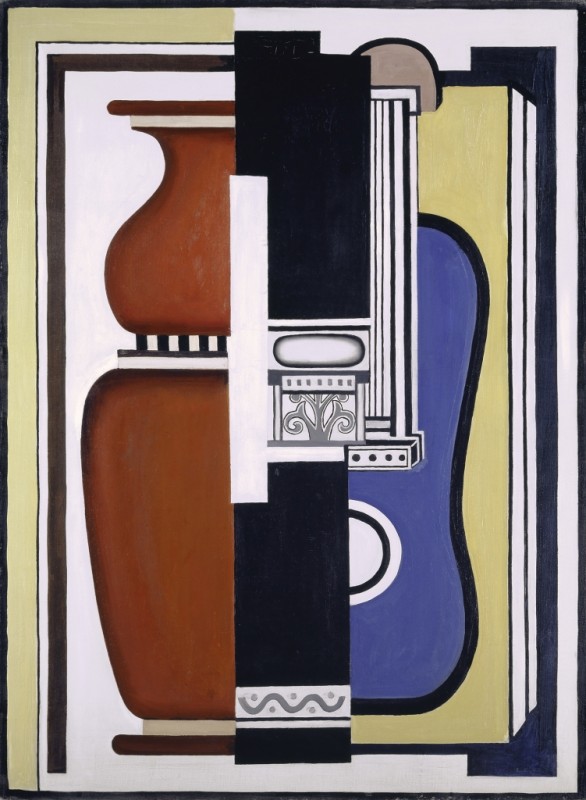 Still Life (Blue Guitar and Vase), 1926 | Fernand Léger | Giclée Canvas Print