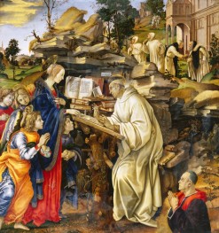 Apparition of the Virgin to Saint Bernard, 1486 | Filippino Lippi