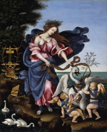 Allegory of Music (Erato), 1500 | Filippino Lippi
