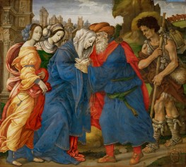 The Meeting of Joachim and Anne outside the ..., 1497 by Filippino Lippi | Canvas Print