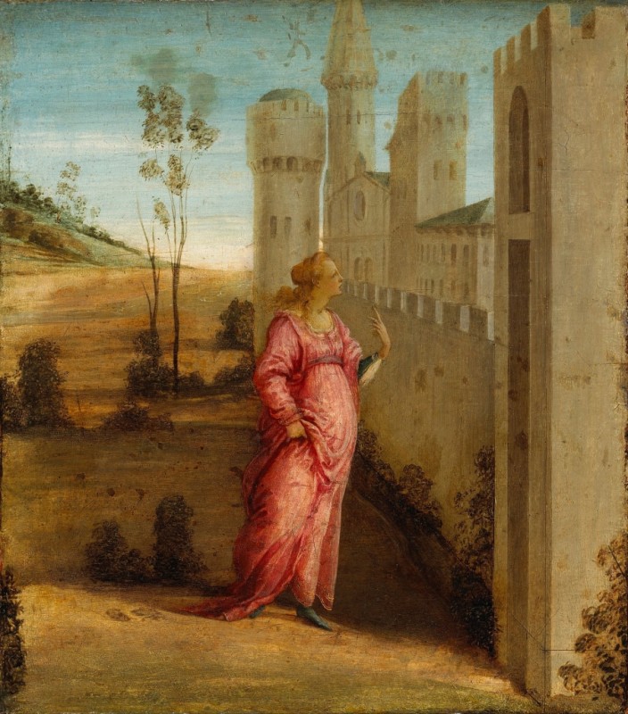 Esther at the Palace Gate, from 'The Book of Esther', 1475 | Filippino Lippi | Giclée Canvas Print