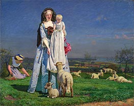 The Pretty Baa-Lambs | Ford Madox Brown | Painting Reproduction