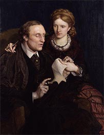 Henry Fawcett, Dame Millicent Garrett Fawcett | Ford Madox Brown | Gemälde Reproduktion