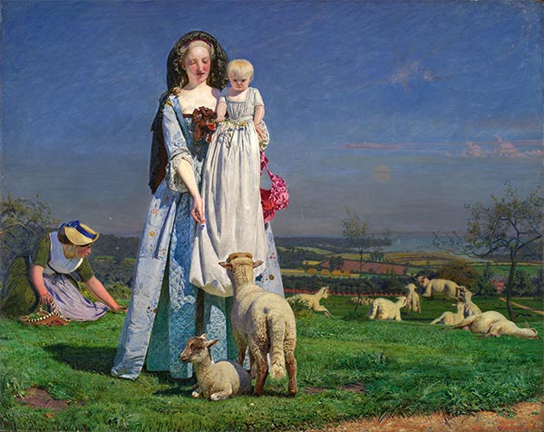 Ford Madox Brown | The Pretty Baa-Lambs, c.1851/59 | Giclée Canvas Print