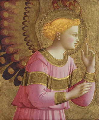 Annunciatory Angel, c.1450/55  | Fra Angelico | Giclée Canvas Print