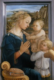 Madonna and Child with Angels, c.1455 by Fra Filippo Lippi | Canvas Print