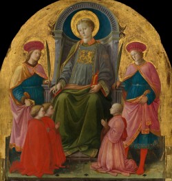 Saint Lawrence Enthroned with Saints and Donors, 1440s | Fra Filippo Lippi