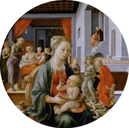 Madonna with the Child and Scenes from the Life of St Anne, c.1452/53 | Fra Filippo Lippi