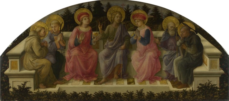 Seven Saints, c.1450/53 | Fra Filippo Lippi | Giclée Canvas Print