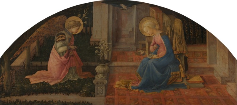 The Annunciation, c.1450/53 | Fra Filippo Lippi | Giclée Canvas Print
