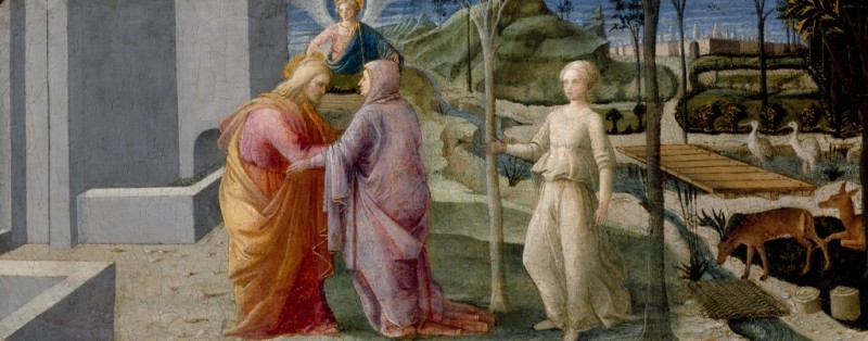 The Meeting at the Golden Gate, c.1440/45 | Fra Filippo Lippi | Giclée Canvas Print
