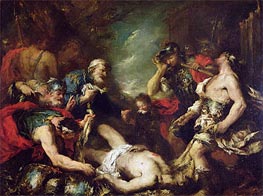 Alexander the Great before the Corpse of Darius III, Undated by Francesco Guardi | Canvas Print