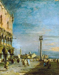 The Piazzetta, Venice, c.1780/89 by Francesco Guardi | Canvas Print