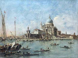 Venice: The Punta della Dogana with St. Maria della Salute, c.1770 by Francesco Guardi | Canvas Print