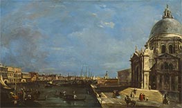 Der Canal Grande, Venedig, c.1760 von Francesco Guardi | Leinwand Kunstdruck