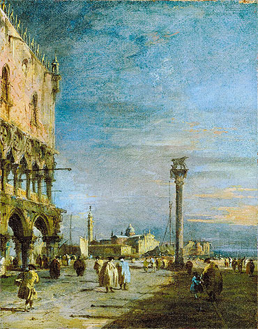 The Piazzetta, Venice, c.1780/89 | Francesco Guardi | Giclée Canvas Print