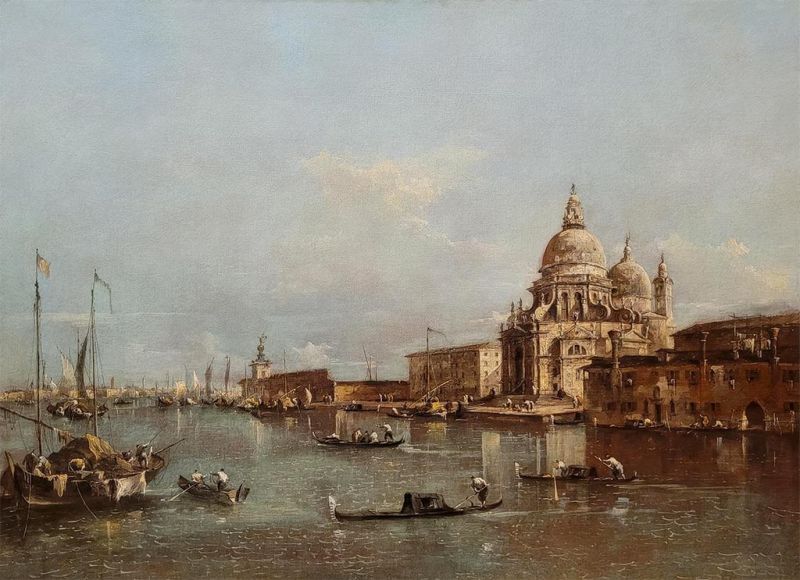 The Church of St. Maria della Salute, Venice, c.1780/85 | Francesco Guardi | Giclée Canvas Print