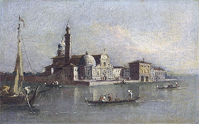View of San Michele in Venice, n.d. | Francesco Guardi | Giclée Canvas Print